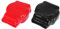 X AUTOHAUX 1 Pair Universal Battery Terminal Covers for Car RV Boat Red Black