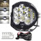 RIGIDON 1x Rund Led Arbeitsscheinwerfer mit 12V kabelbaum kit, 7 Zoll 75W 7500 Lumen led lichtleiste, Wasserdicht offroad beleuchtung für Auto ATV LKW Traktor 4x4, led nebelscheinwerfer 6000k Weiß