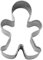 BekkiB - Très petit emporte-pièce « Bonhomme en pain d'épices » – env. 3 cm, emporte-pièce en acier inoxydable, idéal pour la décoration de fondant et de pâte d'amande, passe au lave-vaisselle – 3500