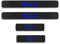 4 pcs Carbon Fiber Car Door Sill Protector Strips for Fo-rd Focus, Welcome Pedal Guard Kick Plates Sticker Threshold Cover Auto Decorative Accessories,Blue