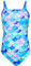 Aquarti Costume Piscina Bambina – Costume Intero Bambina con Bretelle Sottili Regolabili, Sirena/Viola/Blu/Rosa, 134