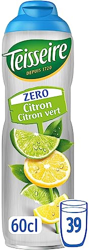 Teisseire Getränke-Sirup Lemon/Zitrone 0% - 600ml - Sirup der genauso schmeckt wie die Frucht (6er Pack)