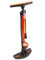 Dual Head Orange Alloy Body Bicycle Track Floor Pump With Pressure Gauge