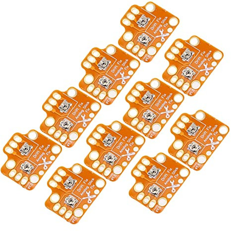 HOHXFYP Gamepad Joystick Drift Repair Board, Gold PCB Gamepad Joystick Drift Fix MOD, Controller di Gioco Drift Repair Board Compatibile con?per?PS4 PS5 Xbox, 0.75X0.71X0.08In