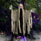 Halloween Décorations de fantômes squelettes: faucheuses à Suspendre avec Yeux Lumineux de Couleur Rouge – Accessoires fantômes effrayants à Suspendre (Squelette)