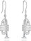 ONEFINITY Trompete Ohrringe 925 Sterling Silber Trompete Instrument Ohrringe Musik Schmuck für Damen (Trompete silver)