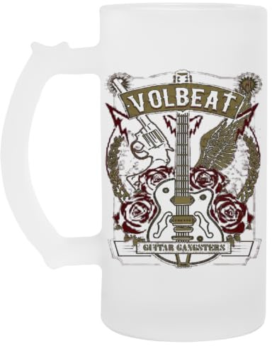 Vendax New S Volbeat Band Bierkrug Aus Glas Glass Beer Mug Cup