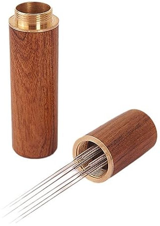 Tipo de aguja de agitación de la aguja del polvo del paño del café Paño de la aglomeración del dispersador de madera del dispersor del polvo con la base del polvo