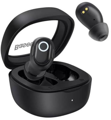 Bezdrátová sluchátka Baseus Bowie WM02 TWS, Bluetooth 5.0 (černá) OS