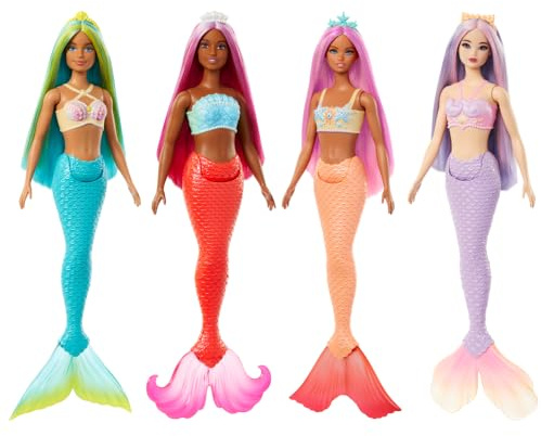 Mattel Mermaid Barbie, Multicolor (HRR02)