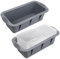 2pcs Large Ice Block Maker, 4.7 lbs Gray Silicone Block Ice Cube Tray Stencil Reusable Extra Large Big Ice Maker for Freezer Ice Bath Cold Plunge or Coolers