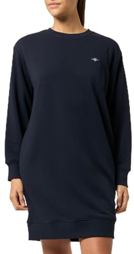 Gant Damen Shield C-Neck Sweat Dress Kleid