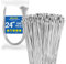 100 Pezzi Fascette in Inox Inossidabile 600mm×4,6mm Fascette Metalliche Autobloccanti Tensione 122 kg Fascette Metallo Elettricista 304 Fermacavi per Fasci Cavi Manutenzione del Giardino