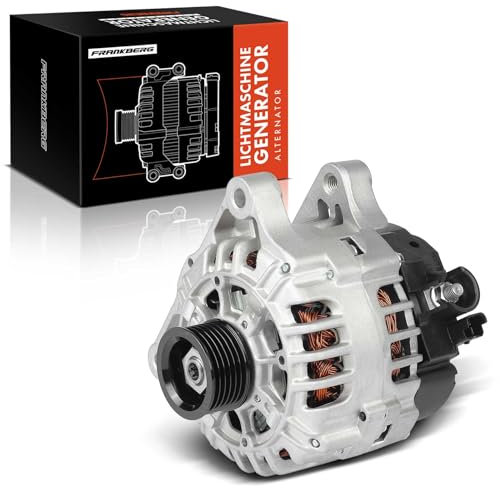 Frankberg Lichtmaschine Generator Kompatibel mit C3 I FC FN 1.1L-1.6L 2002-2010 206 CC 2D 1.6L 2000-2007 207 WA WC 1.4L 1.6L 2006-2013 307 SW 3H 1.4L 1.6L 2002-2008 Replace# 9638544280