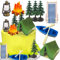 Roaring Good Time Camping Kuchen Dekoration Camp Deco Lagerfeuer Kanu Baum Eichhörnchen Hirsch Dekoration Camping geburtstagstorte für Sommer Camping Picknick Wandern Abenteuer Party