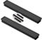 ZYFH8992 2 pièces Poignée Encastrées en Alliage d'aluminium Poignée rabattable Boutons Cachée pour Porte Coulissante invisible Poignet de Tirage Armoire Placard Tiroir Multi-couleurs (165mm,Noir)