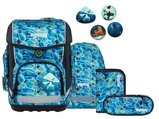 ergobag cubo Set ergonomischer Schulranzen Klassisch 5-teilig 1. Klasse Grundschule
