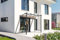Cazeboo Tonnelle adossée Mira, 300 x 300 cm, Beige, Surface Couverte 9m², Toit Polycarbonate