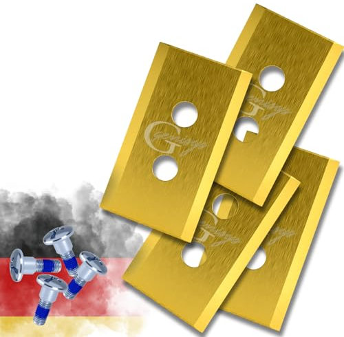 Genisys Lame de Rechange Titan Compatible avec MAMMOTION LUBA et Compatible avec YUKA Les tondeuses-Robots - Double Trou - LongLife - incassable [testé DIN en 50636], pièce:24