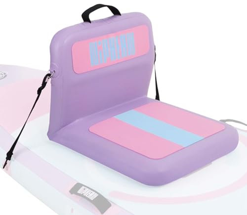 Niphean Aufblasbarer SUP Sitz, Stabiler Sitz für SUP Board, Kanusitz, Kajaksitz, Paddelbrettsitz, Unterstützende Kajaksitze mit Rückenstütze für Vielseitige Anwendungen