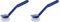 Brosse Vaisselle & Légumes Gerlon 100% Plastique et Fibres Synthétiques pour Une Brosse Légère et Ergonomique-modèle aléatoire (Lot de 2)