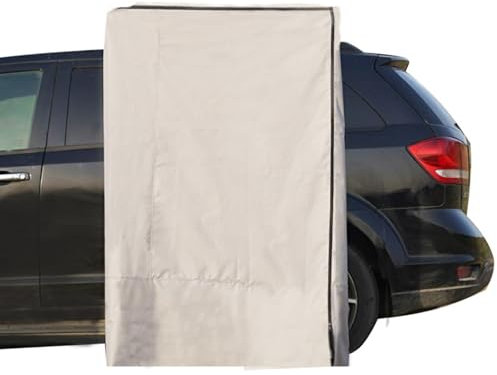 SULQING Auto-Seiten-Duschraum-Dachzelt, SUV Badezimmerzelt Für Outdoor-Camping, Sichtschutz, Dachträger, Duschzelte, Sichtschutz, Tragbare Fahrzeug-Markise, Duschraum