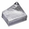 Pare-soleil 75 % en tissu d'aluminium réfléchissant avec œillets, protection solaire en maille pour voitures, pergola, chiens, terrasse