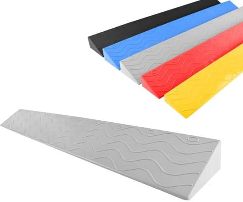 4,4.5cm,Schwellenrampen für Türöffnungen, rutschfeste Rollstuhlrampe, Tragbare Bordsteinrampe, Trittmatte, Türschwellen-Rollstuhlrampe für Kehrroboter, Treppen, Roller
