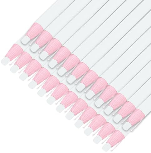 sourcing map 30PCS Peel-Off Grease Pencils, Color China Markers for Glass Metal Plastic Paper, Non-Sharpening Wax Pencils for Coloring Drawing Marking, White