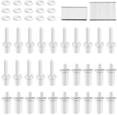 125 PCS Shutter Repair Kit – Spring-Loaded Plantation Shutter Pins & Louver Staples – Replacement Parts Including Tilt Rod Pins, Staples, and Spacers for Window Blinds Maintenance