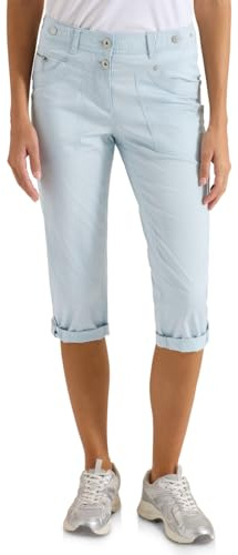 Cecil Damen Mid Waist Slim Leg Hose mit Turn-Up 3817730