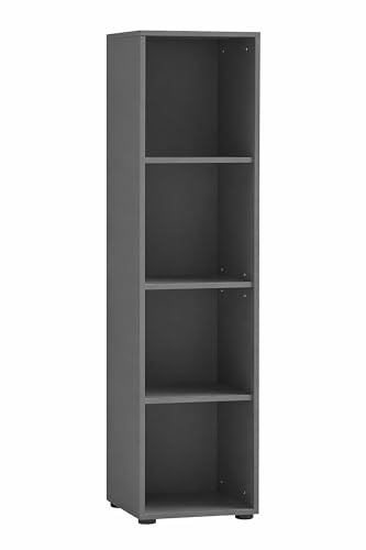 Schildmeyer Regal Metz 161164, anthrazit, 38,2 x 38,2 x 150 cm