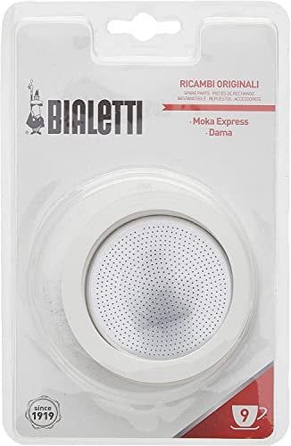 Bialetti Juntas y filtro para cafeteras espresso de 9 tazas