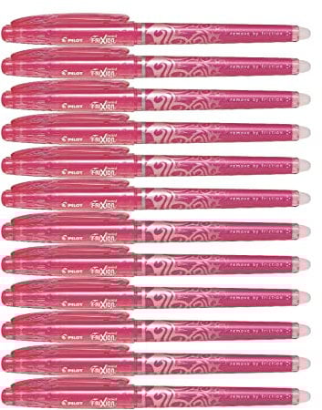 Pilot Frixion Point Erasable Rollerball 0.5 mm, Pink, Box of 12