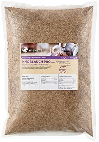 Makana Knoblauch PRO Pulver für Pferde, 1,5 kg Beutel
