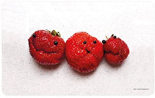 Inkognito Frühstücksbrettchen 23 x 14 cm • 68005 ''Erdbeere Künstler Miriam Braunstein • Dies & Das • Küche & Frühstück • Frühstücksbrettchen • Schneidebrettchen • Brettchen