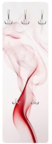 Bilderwelten Design Garderobe - Soul of Tokyo - Weiß Rot, Größe HxB:105cm x 34cm