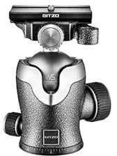 Gitzo GH3382QD 1/4 Palla Nero, Metallico testa per treppiede