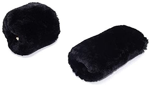 Goliton Plüsch Auto Handbremse Abdeckung Sleeve Radsätze Auto Getriebe Suit - Schwarz