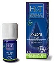 Hysope Bio Huile Essentielle 1,8 Cinéol 5 ml Herbes Traditions