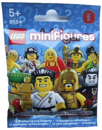 LEGO 8684 - Minifigur Polizist aus Sammelfigurenserie 2