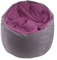 Jumbo Bag 30170 – 17 Sitzsack Globe Polyester aubergine/anthrazit 70 x 70 x 70 cm