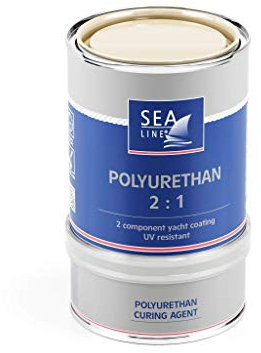 SEA, LINE 2K Polyurethan Bootslack 0,75 l, Farbe:Natur
