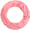 Compagno Damen Schal XXL lang aus Jersey mit lässigem open-cut Loop Loopschal Herbst Winter, SCHAL Farbe:Rosé