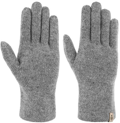 Roeckl Pure Cashmere Handschuhe Kaschmirhandschuhe Fingerhandschuhe Damenhandschuhe Wollhandschuhe Damen - Winter Herbst-Winter - One Size grau
