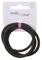 Lot de 4 élastiques de cheveux Silicone noirs et antidérapants, bandes de pompons
