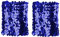 CHICTRY Damen Glänzend Pailletten Armstulpen Fingerlose Handschuhe Wrist Stulpen Braut Brautjungfer Handschuhe Hochzeit Party Cosplay Blau Einheitsgröße