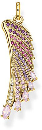 Thomas Sabo Anhänger Bunter Kolibri Flügel Gold, PE876-488-7, Mehrfarbig