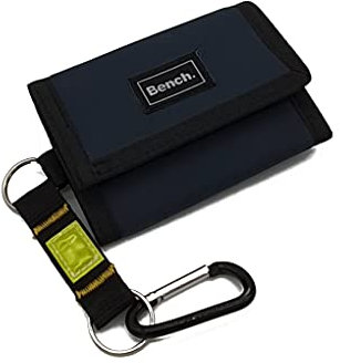 RabamtaGO Collection Klettbörse Bench Geldbörse, Geldbeutel, Portemonnaie, Münzbörse Wallet (M1 Blau)