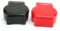 CHICIRIS Battery Terminal Covers, Universal Positive Negative Top Post Cap Protection, PVC Material, Antiwear Fireproof Heat Insulation Dustproof, 2 Pack